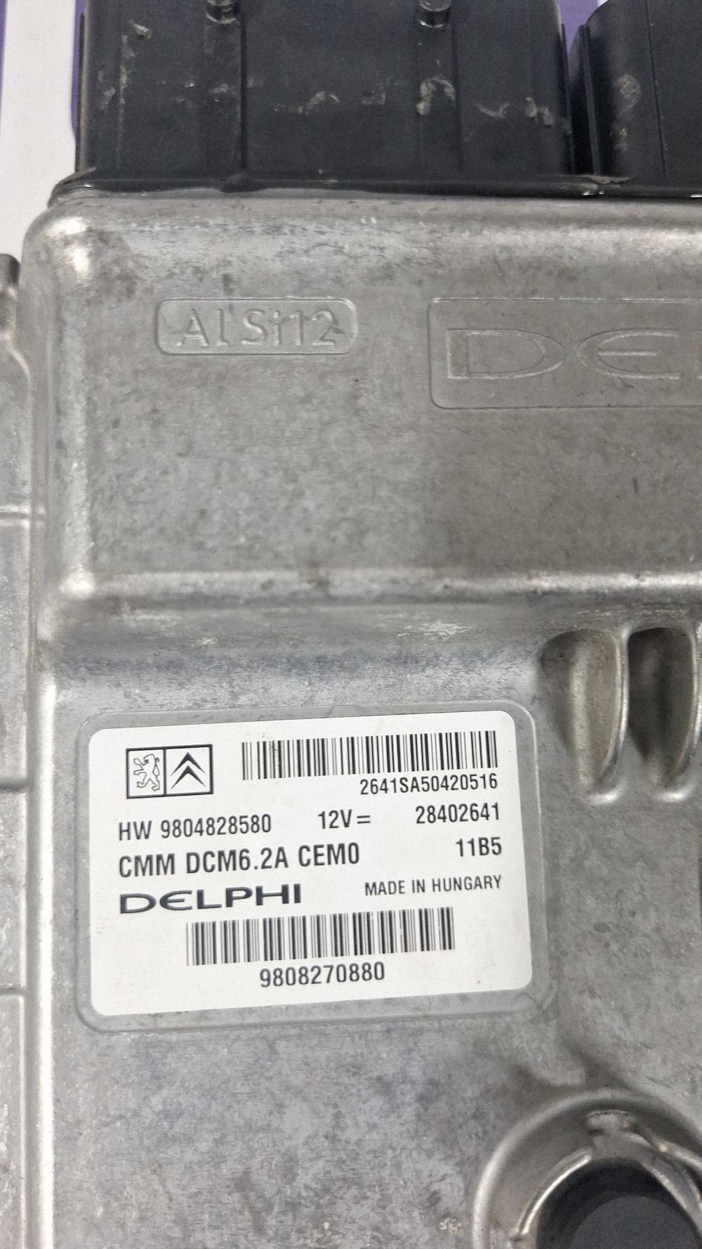 Calculator motor (ECU) Citroen C4 Picasso Grand Picasso Aircross Cactus II 2016 - 9804828580 9808270880 28402641