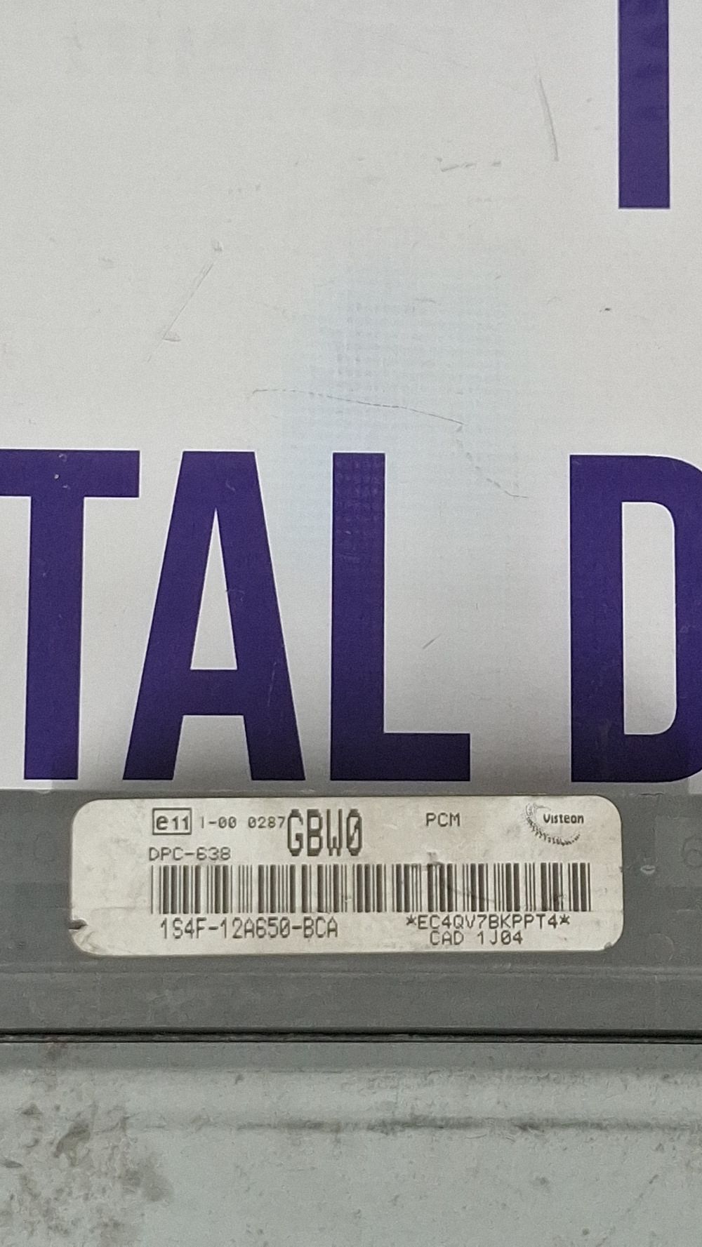 Calculator motor (ECU) Ford Focus 2003 - 1S4F12A650BCA EC40VTYCAT4