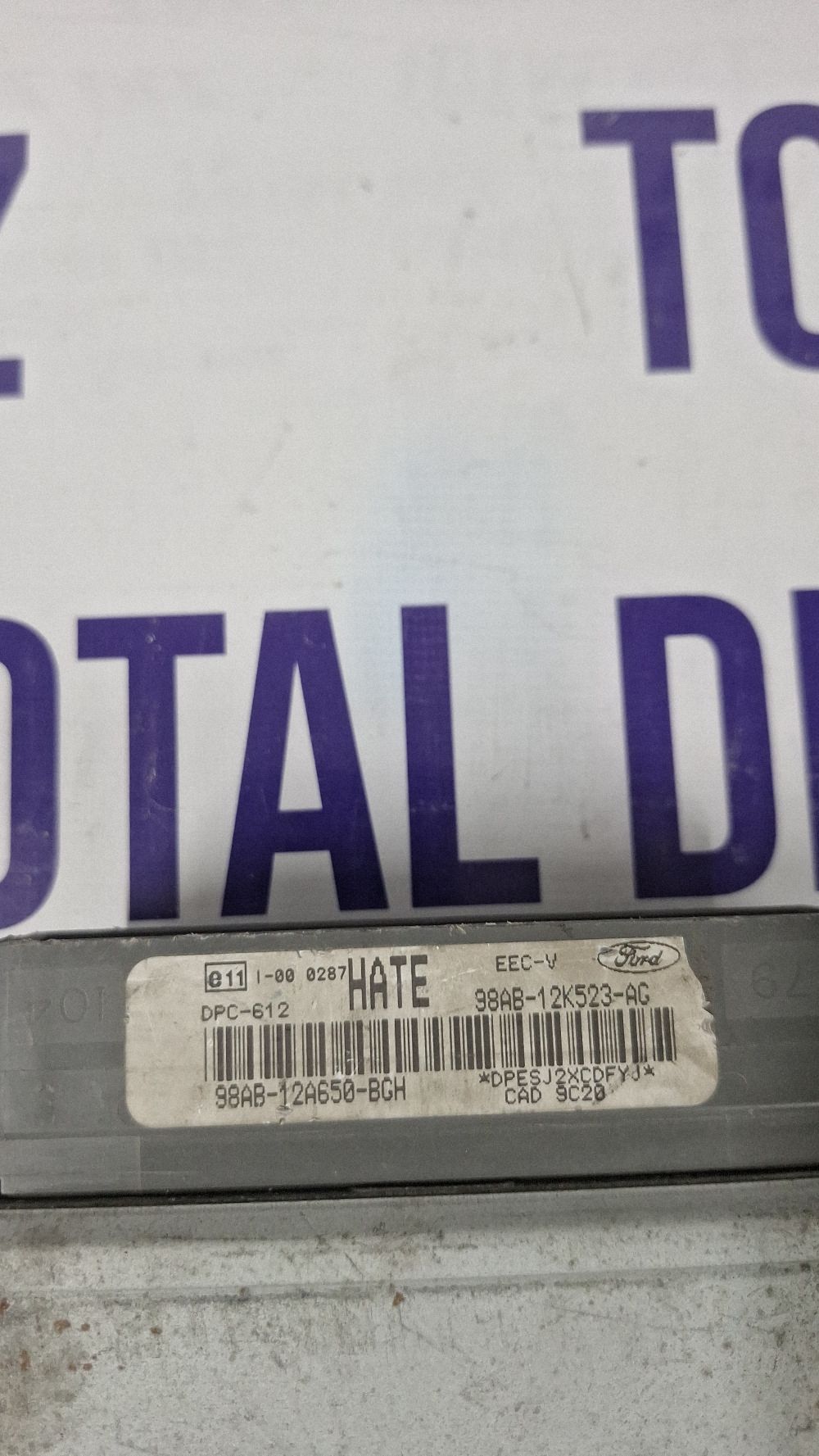 Calculator motor (ECU) Ford Focus 2001 - 98AB12A650BGH 98AB12K523AG