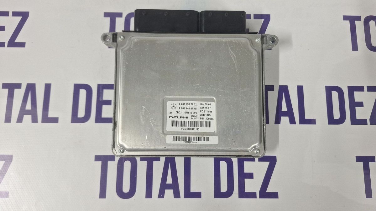 Calculator motor (ECU) Mercedes C-class W204 2008 - A6461507972 28121345 A0054468740