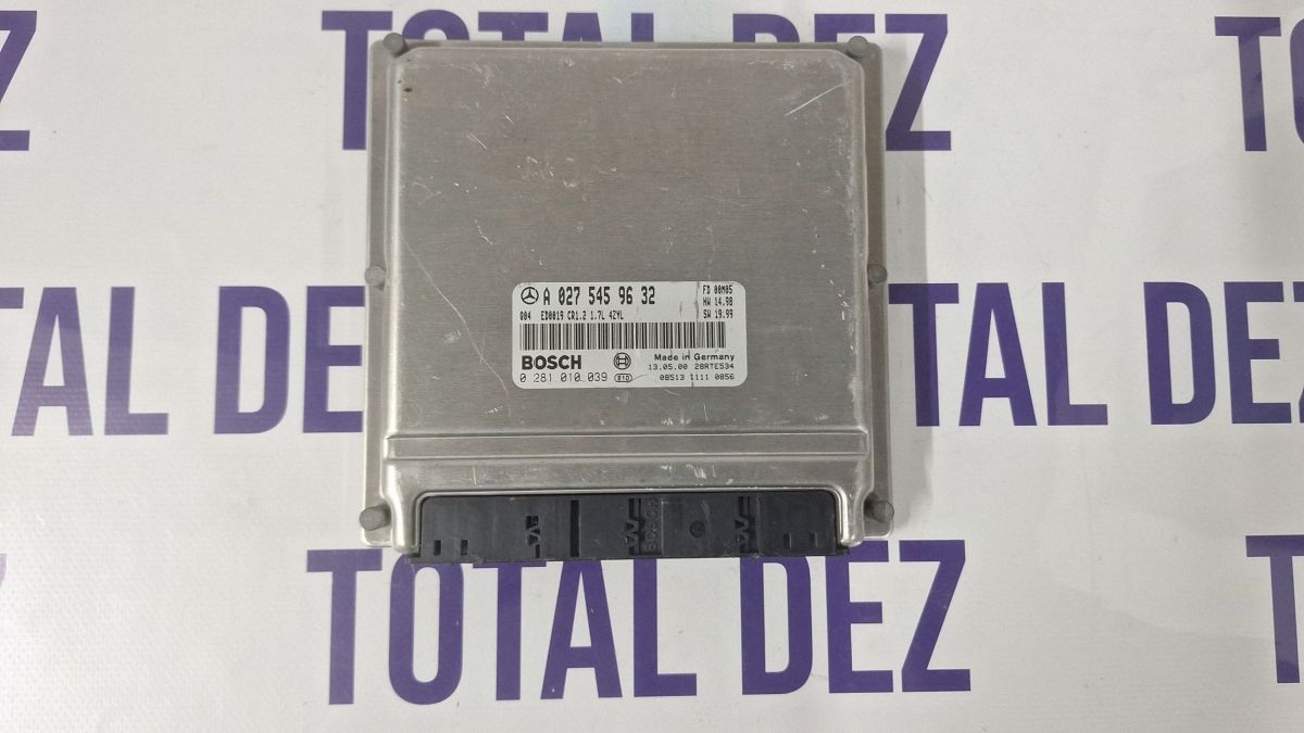 Calculator motor (ECU) Mercedes A-class W168 2000 - A0275459632 0281010039 28RTE534