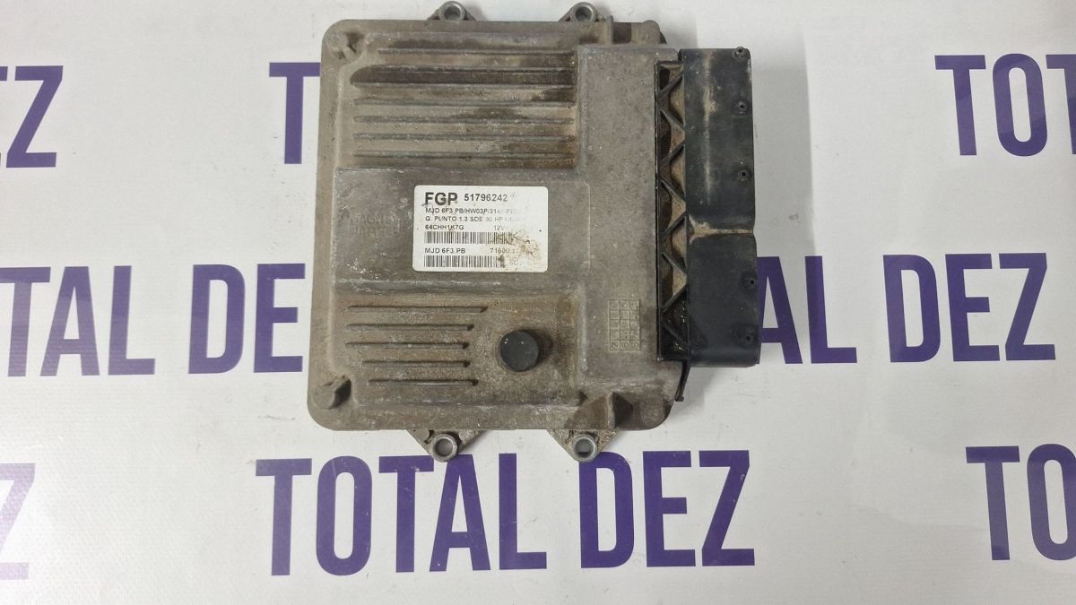 Calculator motor (ECU) Fiat Punto (199) 2006 - MJD6F3PB 51796242 64CH1K7G