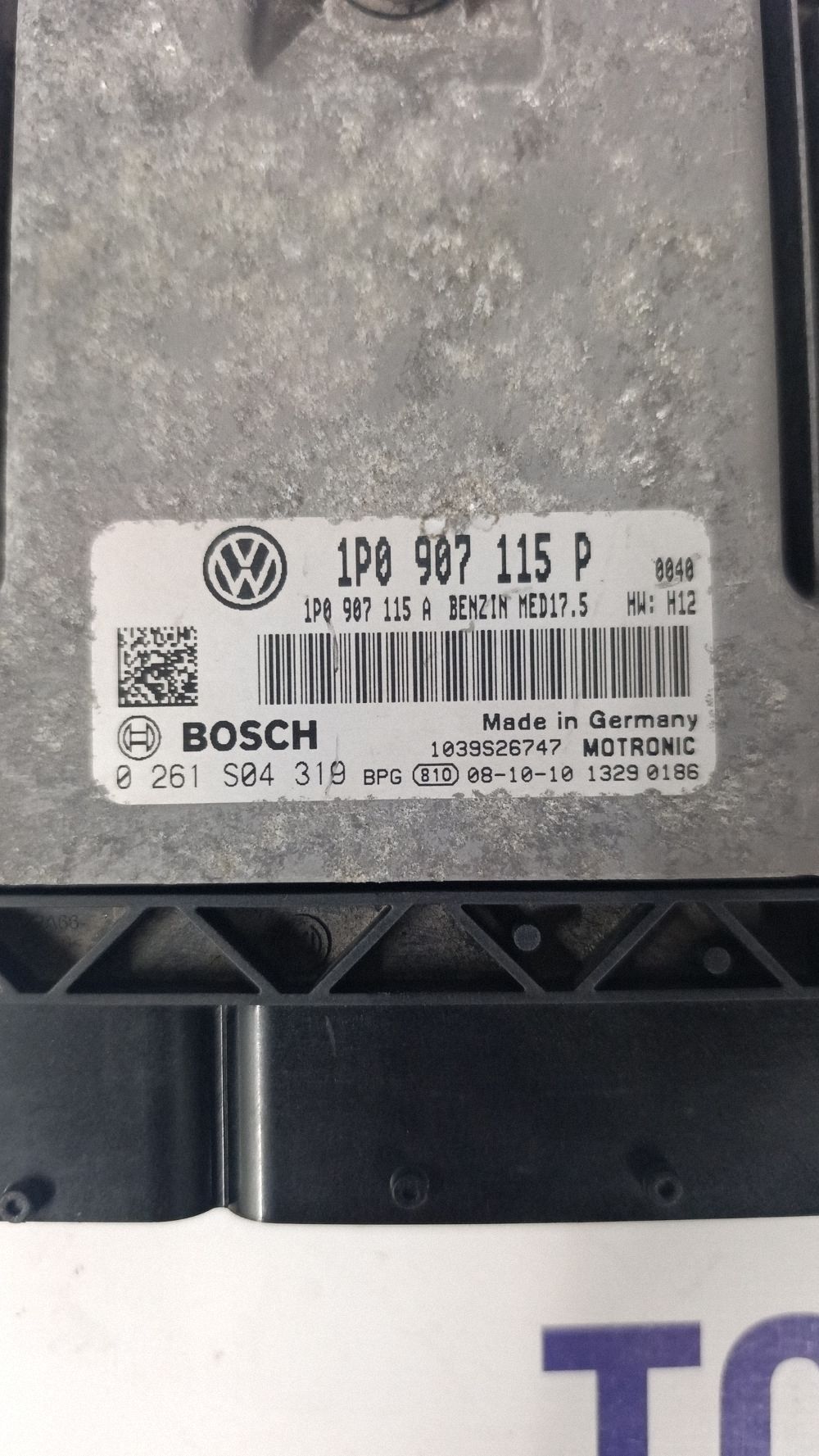 Calculator motor (ECU) Seat Leon (1P) 2008 - 1P0907115P 1P0907115A 0261S04319