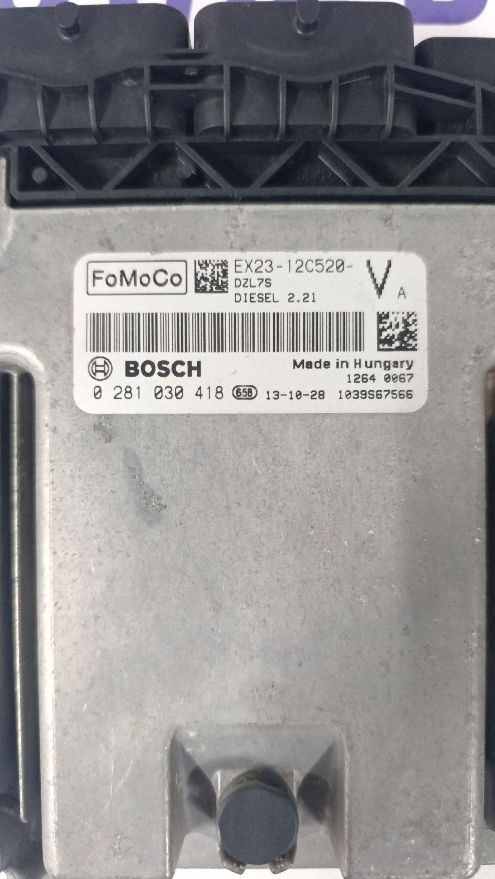 Calculator motor (ECU) Jaguar XF X250 2014 - 0281030418 EX2312C520 1039S67566