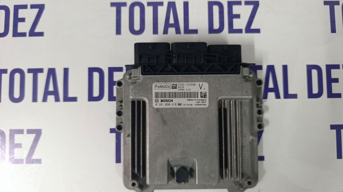 Calculator motor (ECU) Jaguar XF X250 2014 - 0281030418 EX2312C520 1039S67566
