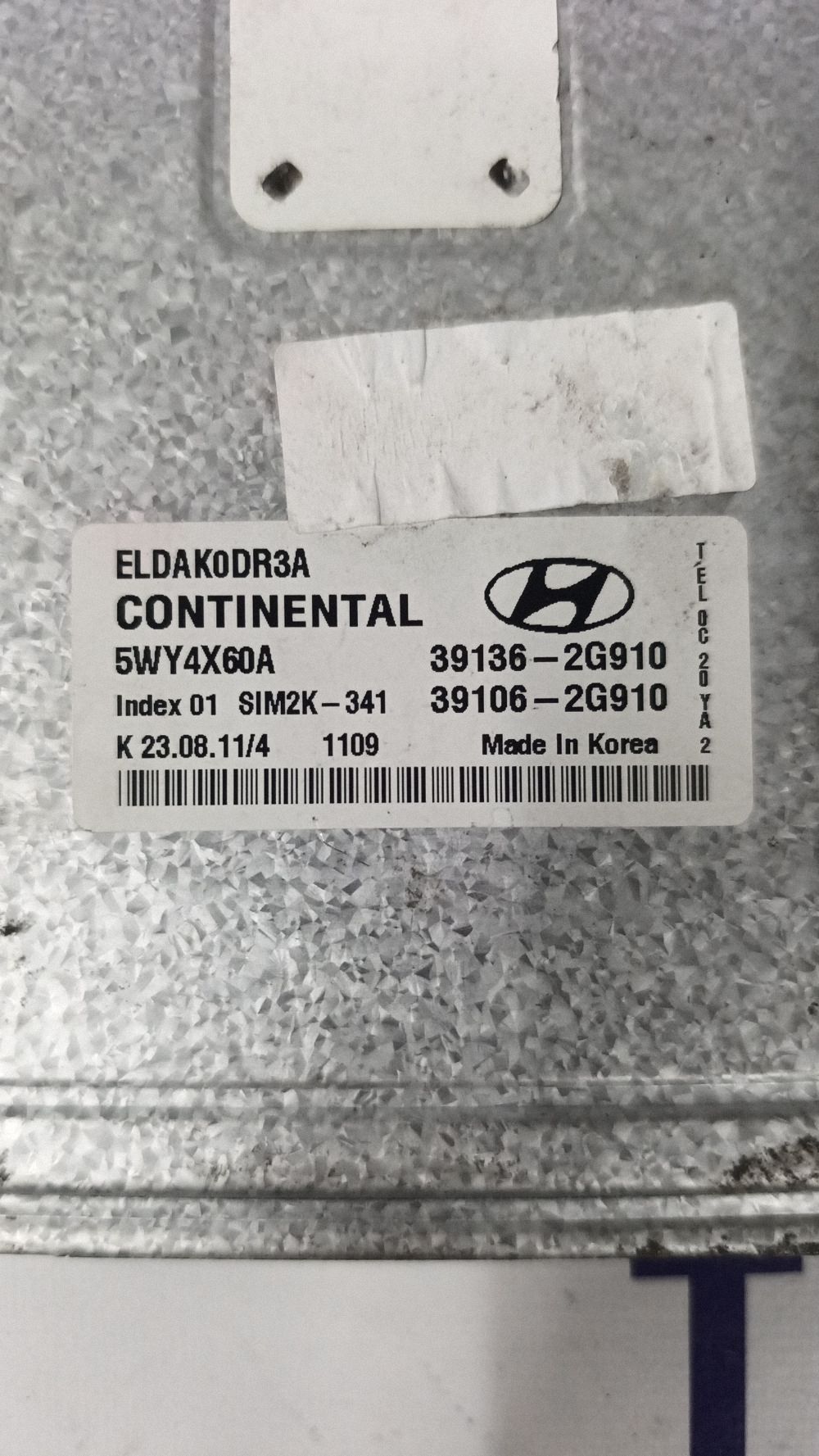Calculator motor (ECU) Hyundai ix35 2010 - 5WY4X60A 391362G910 391062G910