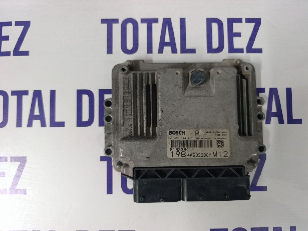 Calculator motor (ECU) Fiat Bravo Brava 2008 - 0281014455 51833941 4AB333BCM