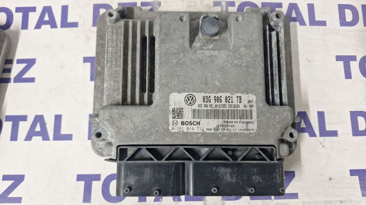 Calculator motor (ECU) Skoda Octavia Mk2 (1Z) 2009 - 03G906021TB 0281014711