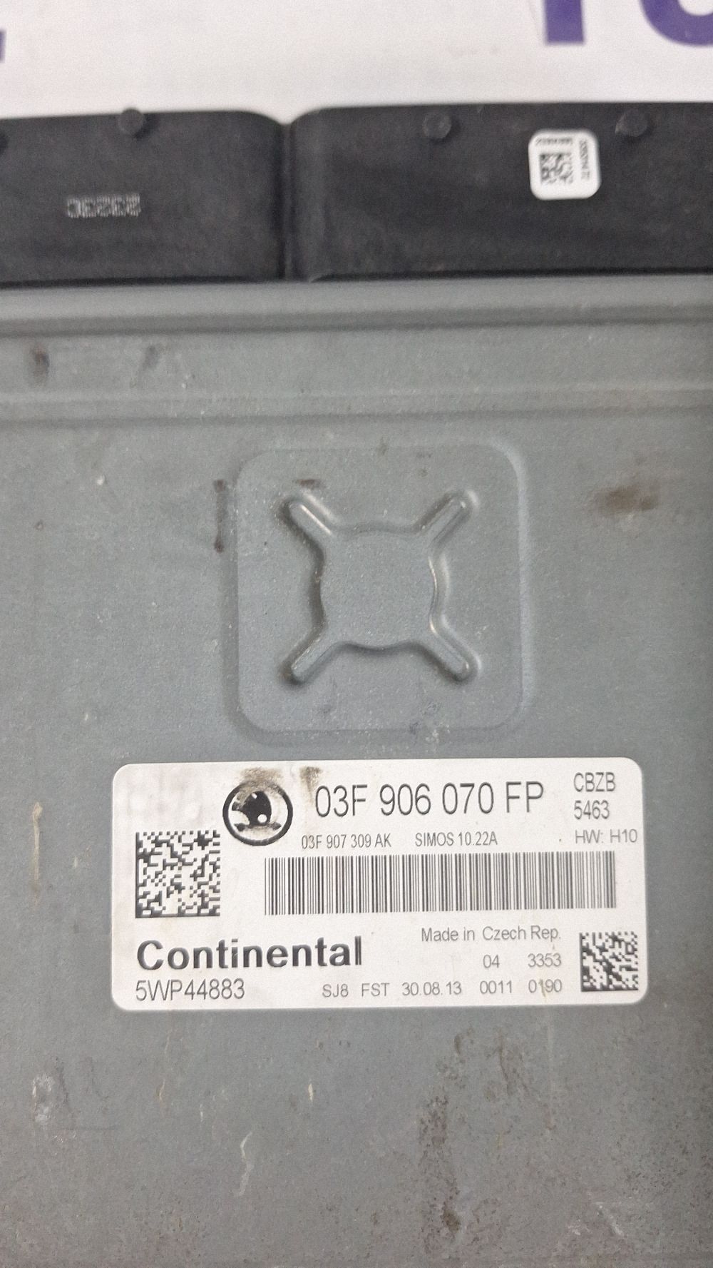 Calculator motor (ECU) Skoda Rapid (NH) 2014 - 03F907309AK 03F906070FP 5WP44883