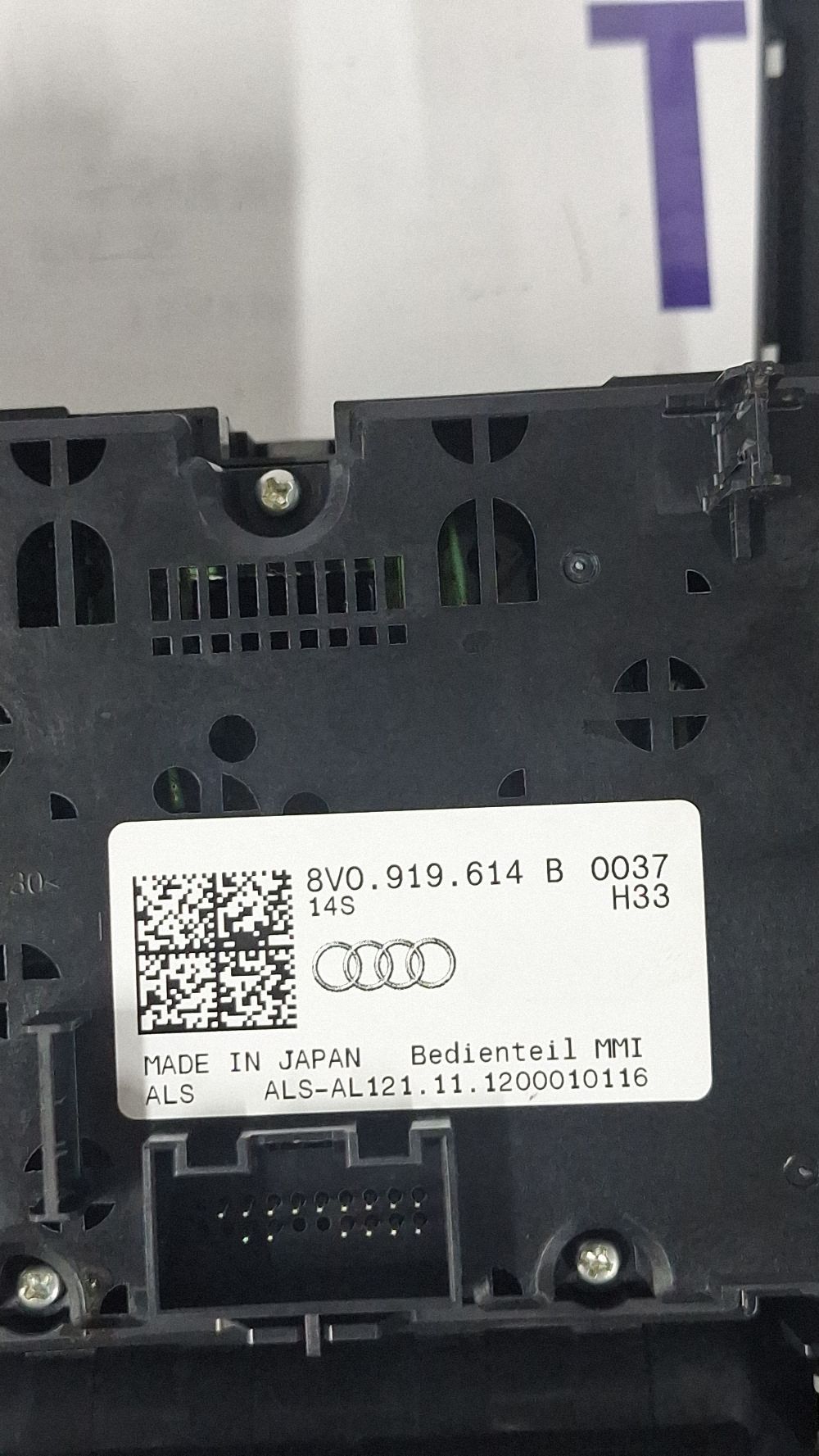 Comenzi volan Audi A3 S3 8V 2014 - 8V0919614B 1200010116 38888888