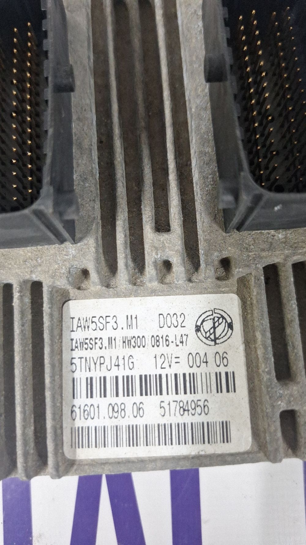 Calculator motor (ECU) Fiat Grande Punto 2007 - 51784956 6160109806