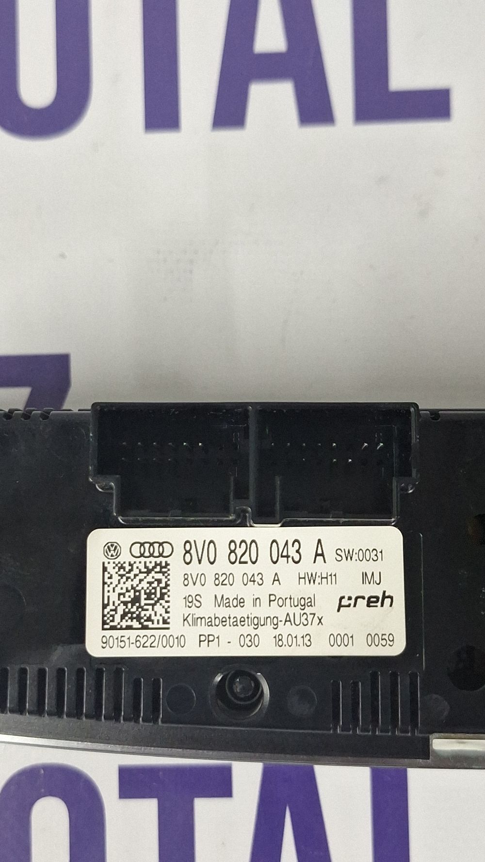 Climatronic Audi A3 S3 8V 2013 - 8V0820043A