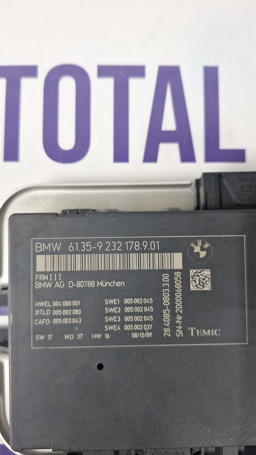 Calculator lumini BMW Seria 7 F01 F02 F03 F04 2009 - 005002000 005002045 61359232178901 9232178