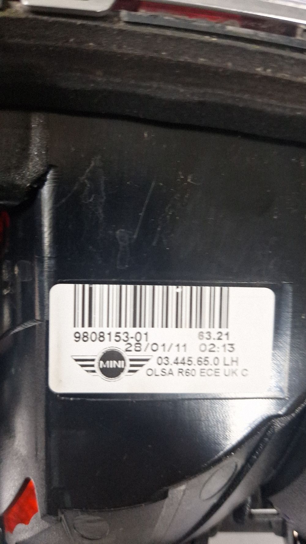 Stop Stanga spate Mini Cooper Countryman R60 2011 - 980815301 03445650
