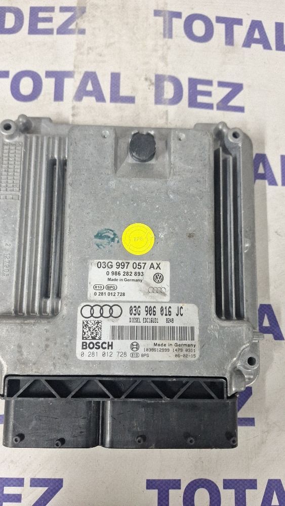 Calculator ECU Audi A4 S4 B7 8E 8H 2007 - 03G906016JC 0281012728 03G997057AX 0986282893