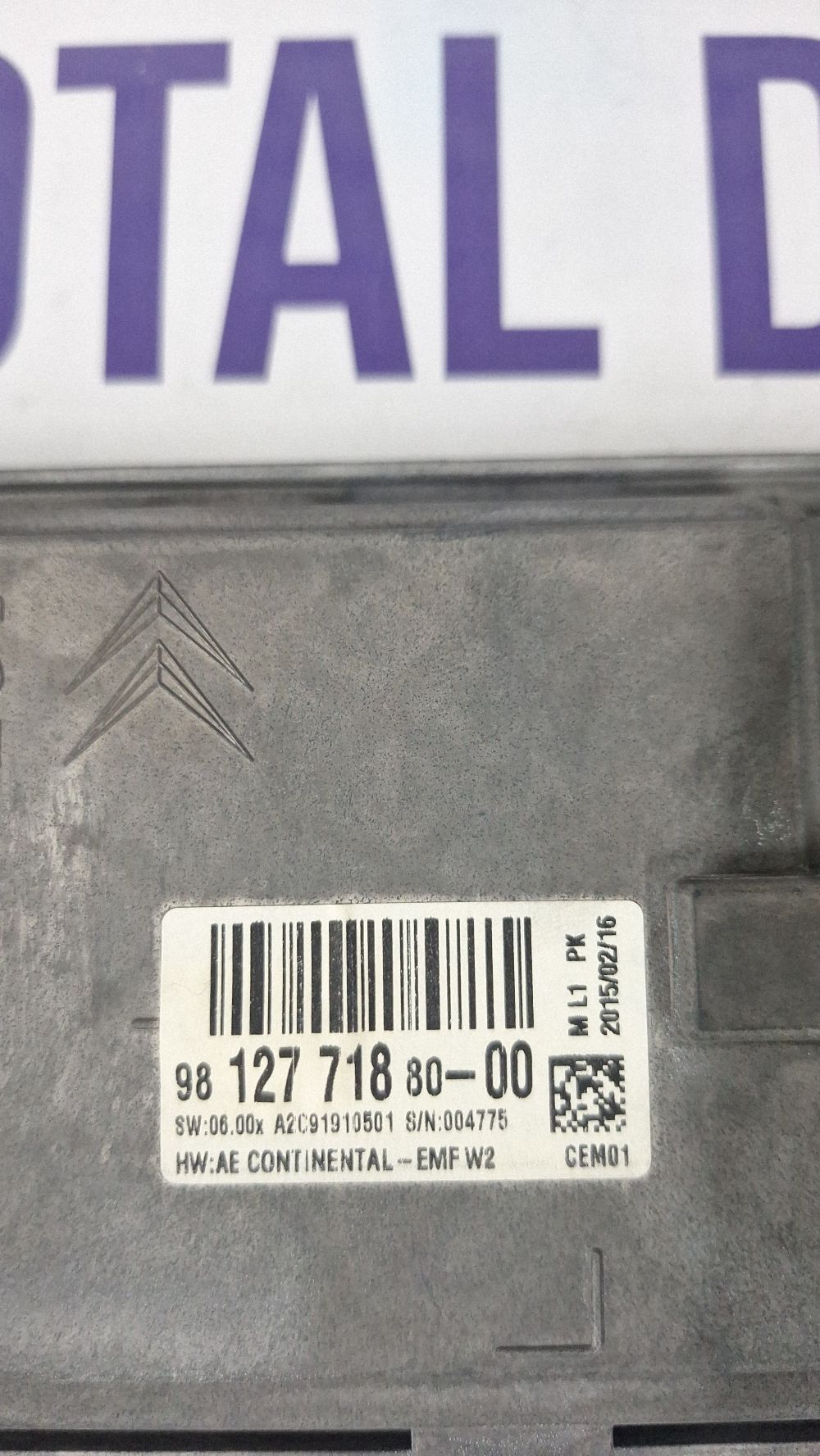 Display Peugeot 508 2016 - 9812771880 A2C91910501