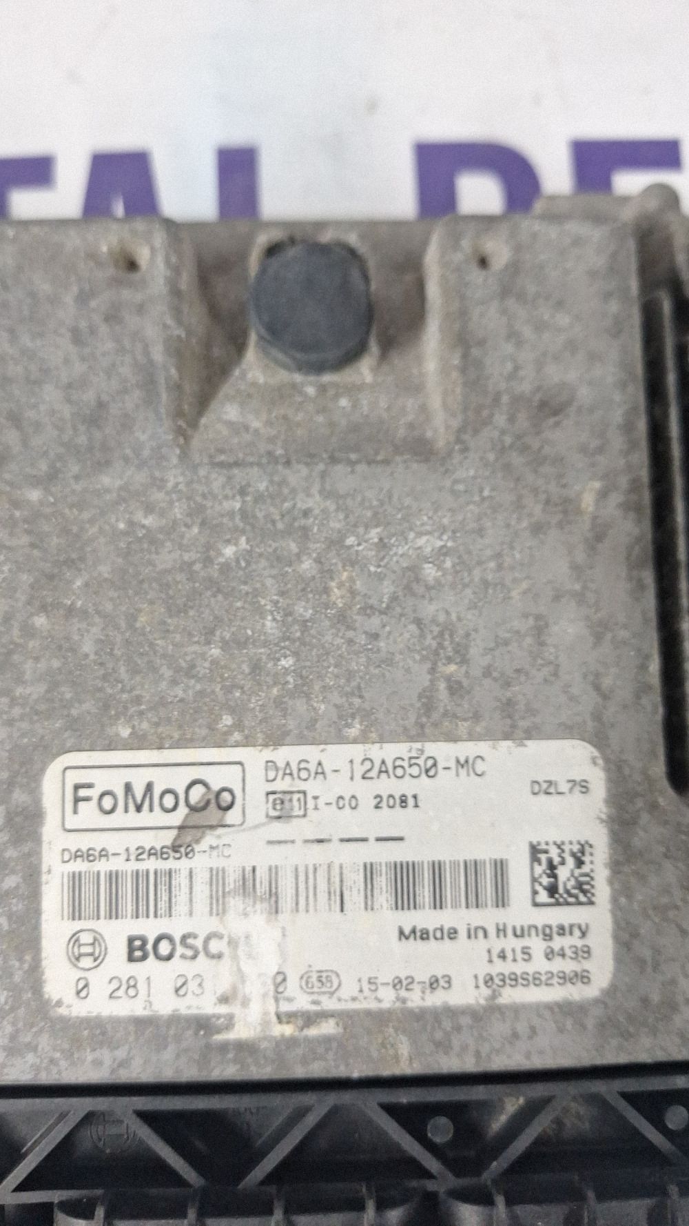 Calculator motor (ECU) Ford Fiesta 2014 - DA6A12A650MC 0281031530