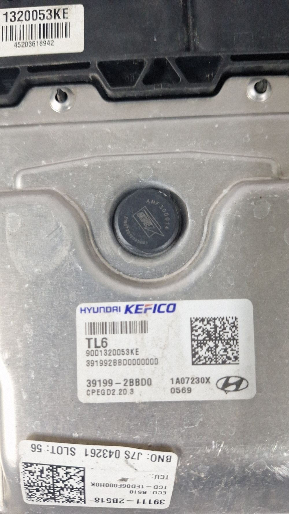 Calculator motor (ECU) Hyundai Tucson LM 2012 - 391992BBD0 9001320053KE 1A07230X