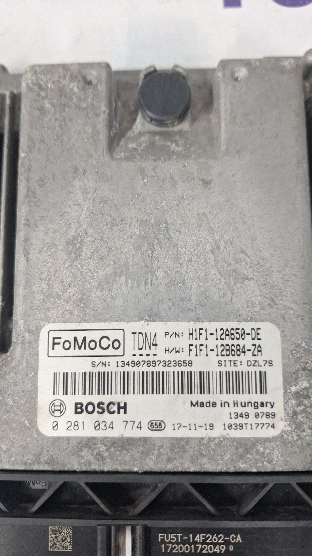 Calculator motor (ECU) Ford Focus 2015 - F1F112B684ZA H1F112A650DE 0281034774