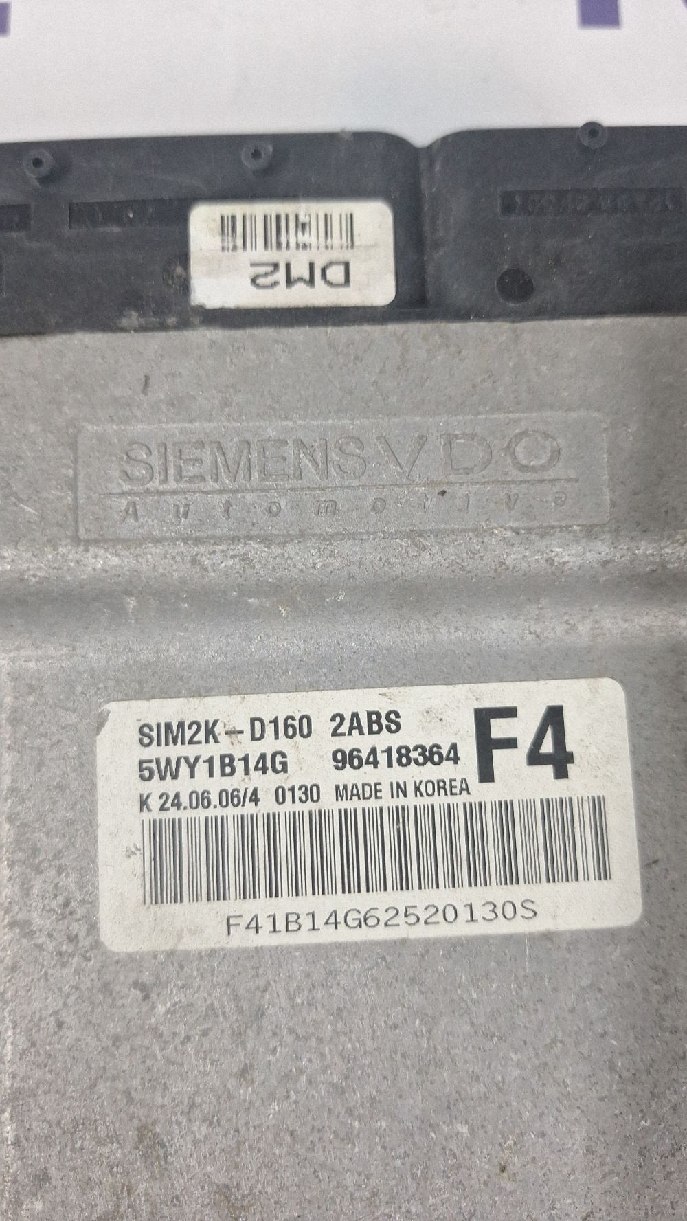 Calculator motor (ECU) Chevrolet Epica 2007 - 96418364 5WY1B14G F41B14G62520130S