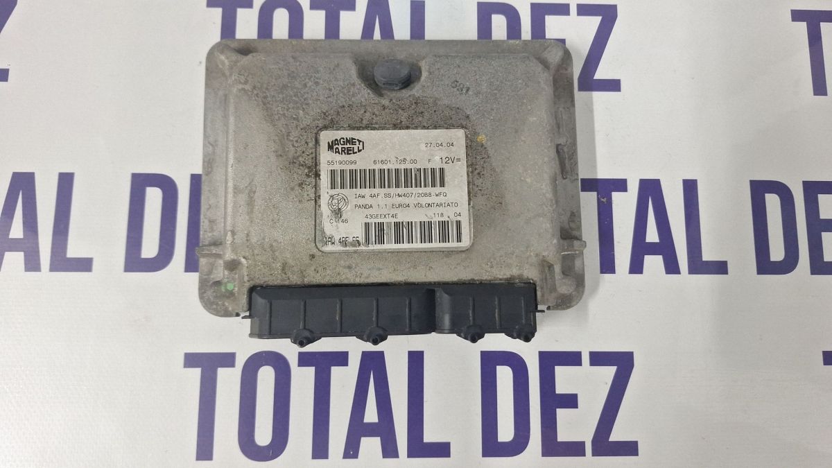 Calculator motor (ECU) Fiat Panda II 2006 - 55190099 6160112500 43GEEXT4E
