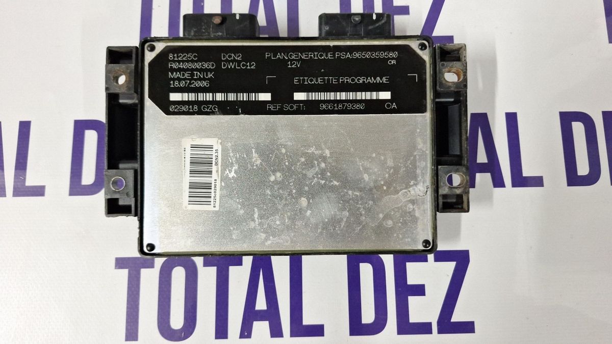 Calculator motor (ECU) Peugeot Partner 2006 - 9650359580 9661879380 81225C