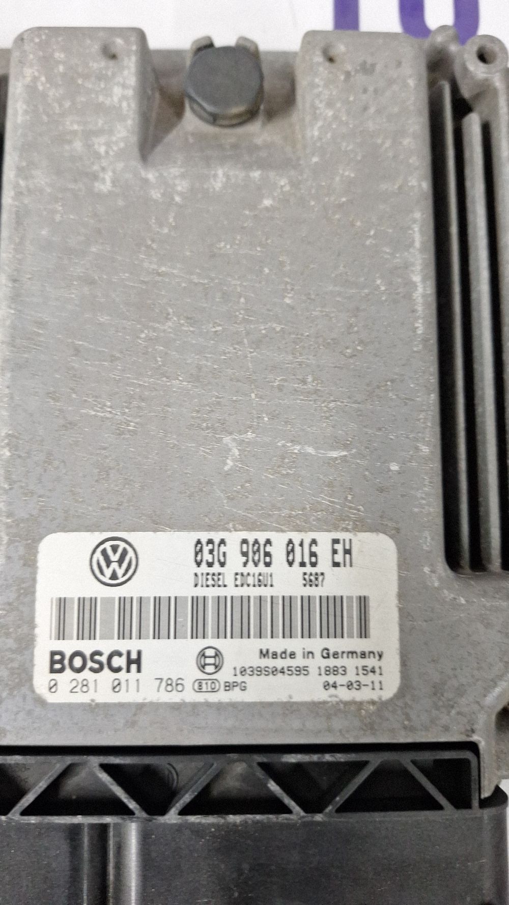 Calculator motor (ECU) Volkswagen Touran I 2004 - 03G906016EH 0281011786 1039S04595