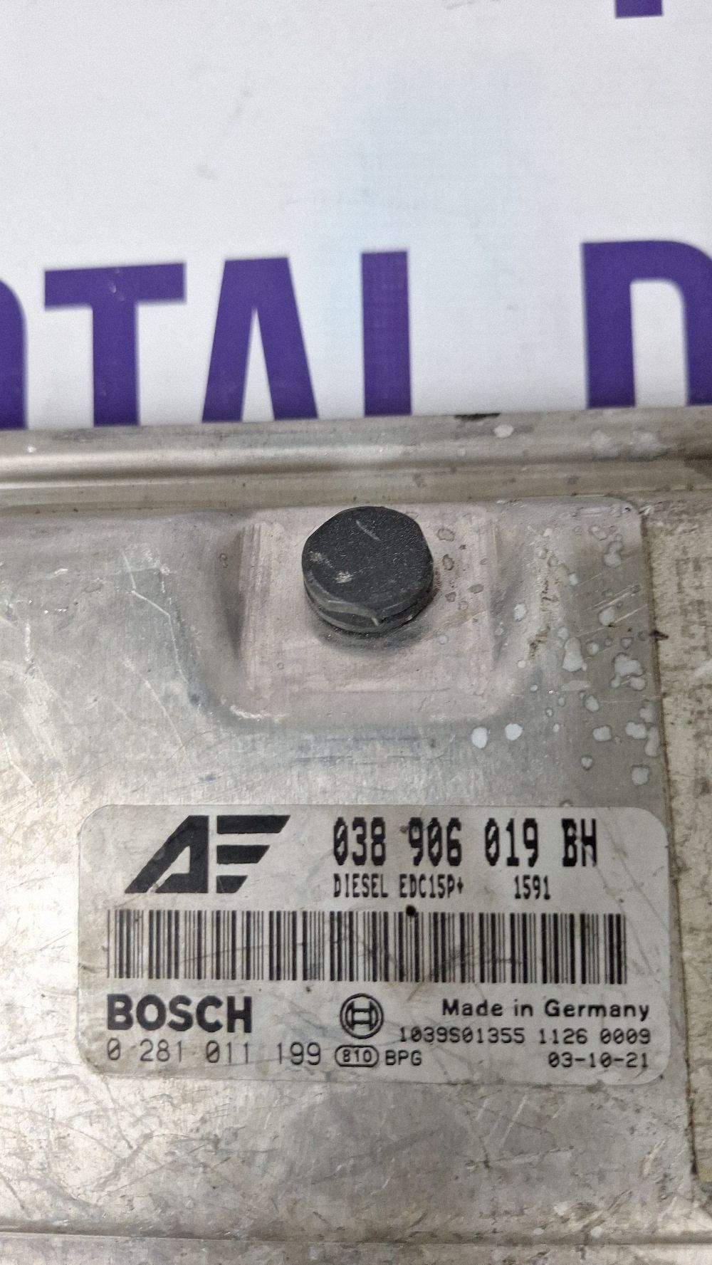 Calculator motor (ECU) Volkswagen Sharan 2003 - 038906019BH 0281011199 1039S01355