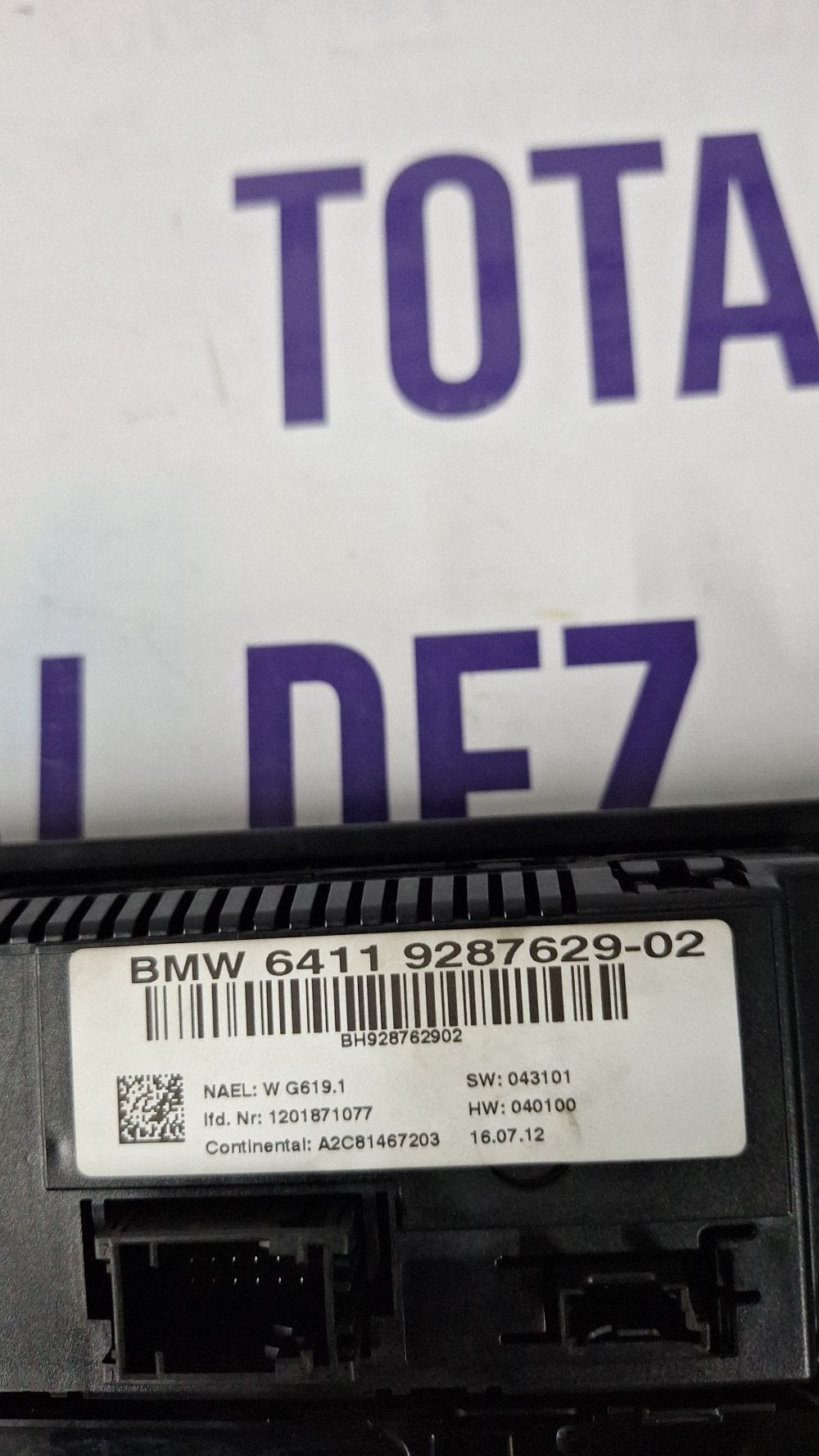 Climatronic BMW X3 F25 2012 - 6411928762902 1201871077