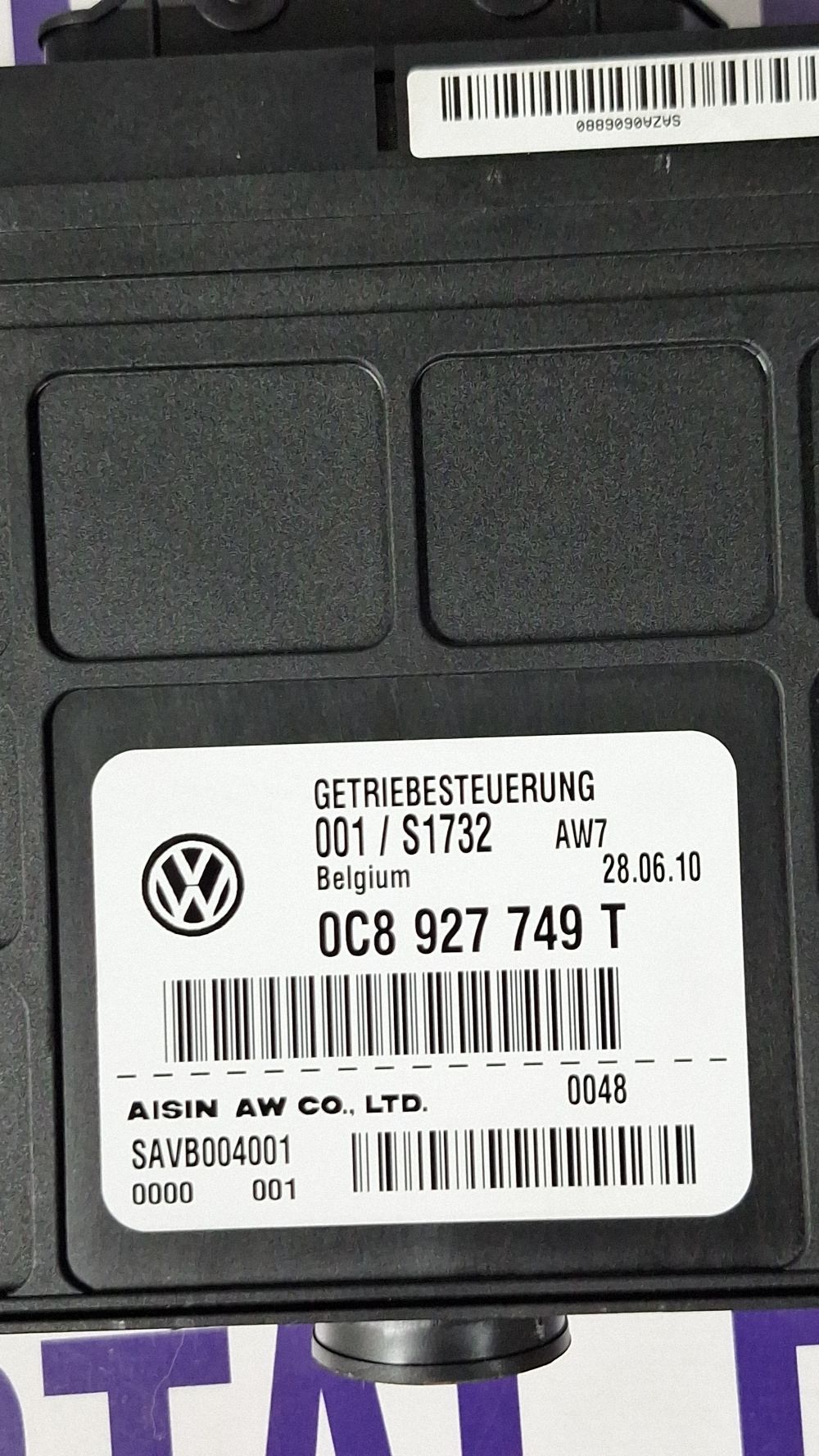 Calculator cutie automata (TCU) Porsche Cayenne (9PA) 2010 - 0C8927749T SAVB004001 001S1732