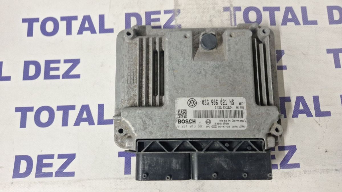 Calculator motor (ECU) Volkswagen Caddy 2007 - 03G906021HS 0281013681 1039S15958