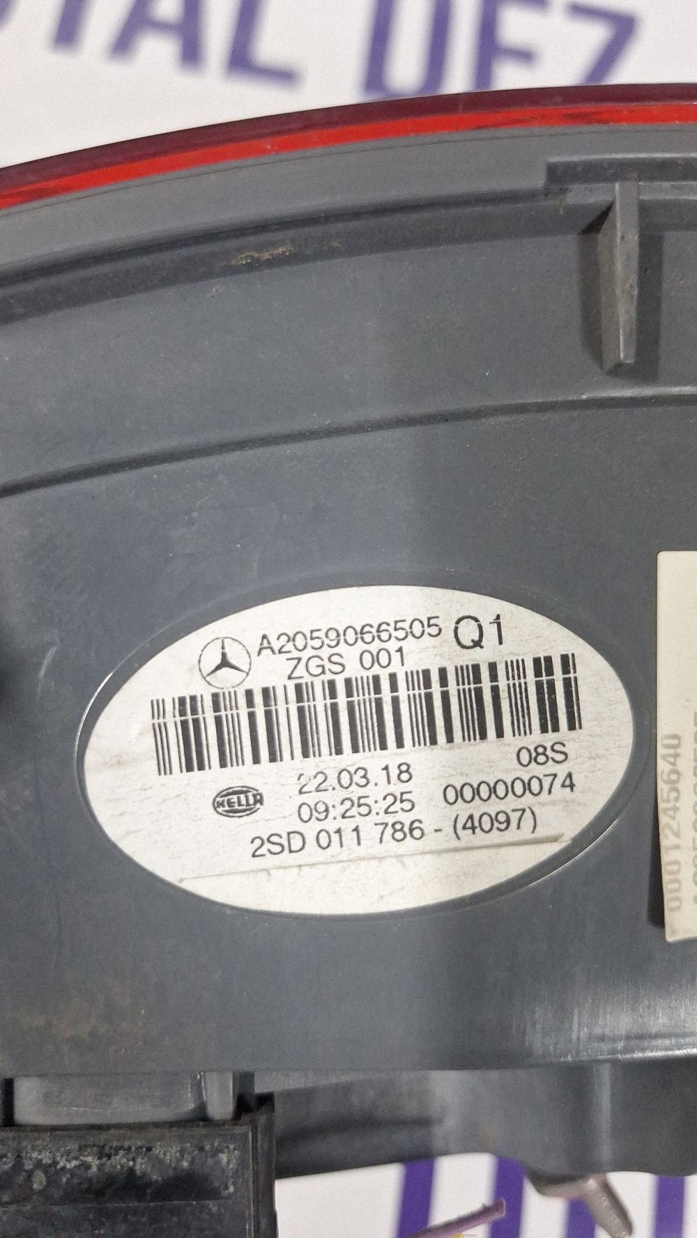 Stop Stanga spate Mercedes C-class W205 2018 - 2SD011786 00000074 A2059066505