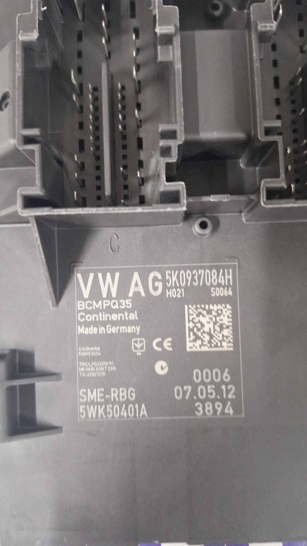Calculator confort Volkswagen Tiguan 2011 - BCMPQ35 5K0937084H 5WK50401A