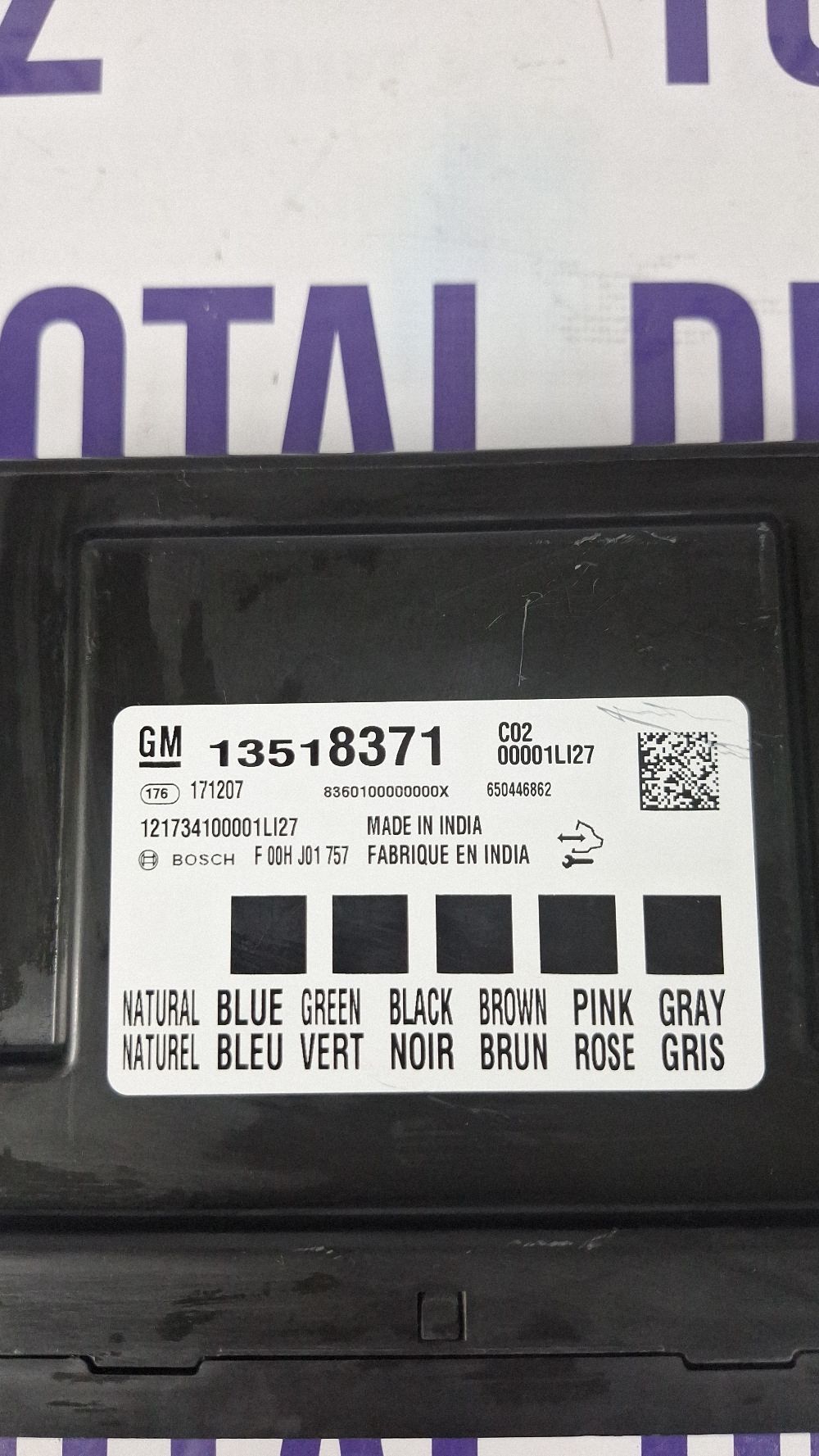 Calculator confort Opel Astra K 2017 - 13518371 00001L27 121734100001