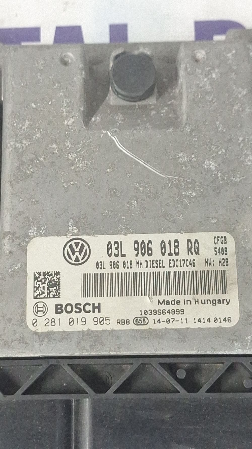 Calculator motor (ECU) Skoda Superb B6 (3T) 2014 - 03L906018MH 03L906018RQ 0281019905