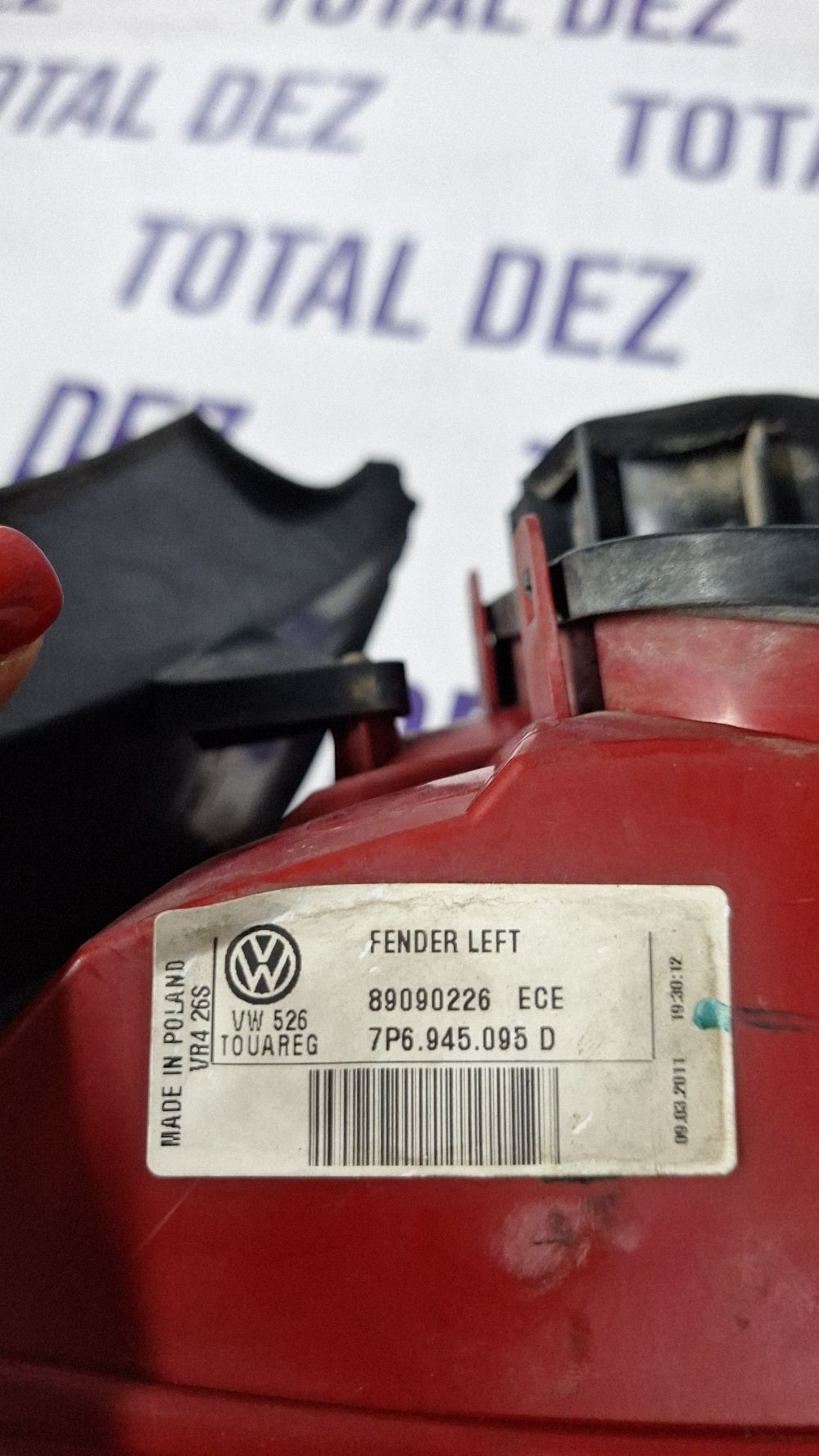 Stop Stanga spate Volkswagen Touareg II 2011 - 7P6945095D 89090226