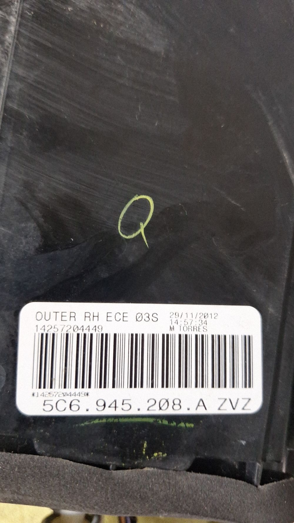 Panou sigurante Volkswagen Jetta VI 2012 - 29112012 5C6945208A 14257204449