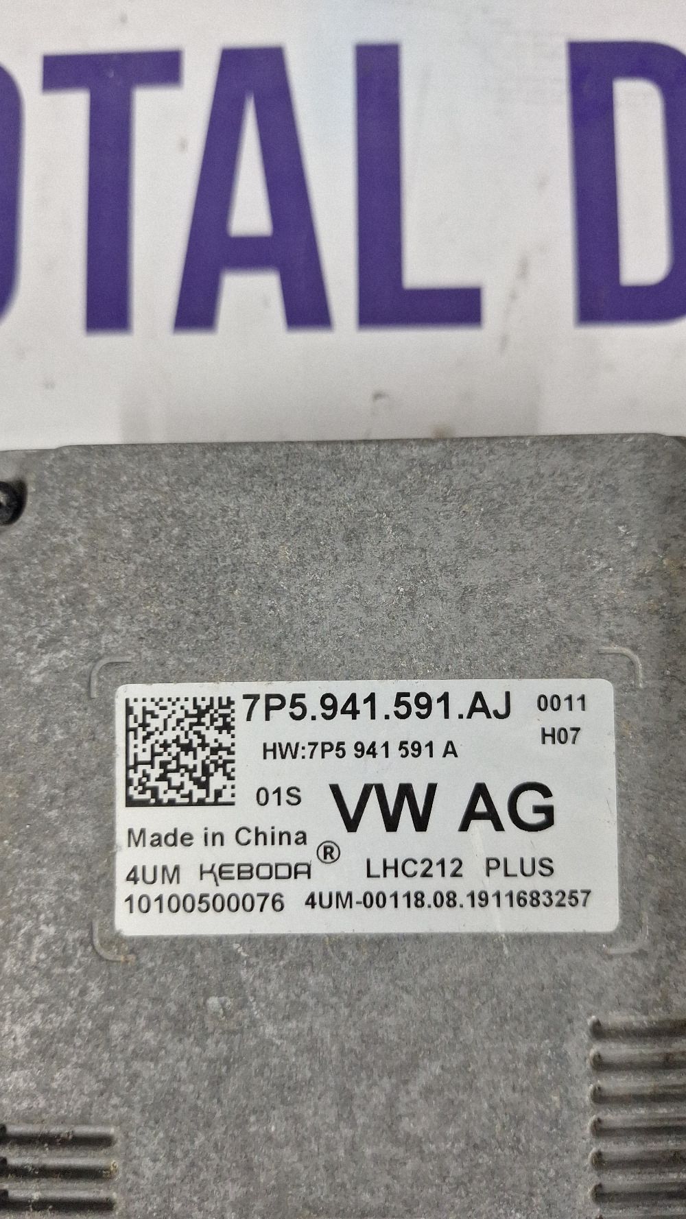 Balast Xenon Skoda Octavia Mk3 (5E) 2016 - 7P5941591AJ 10100500076