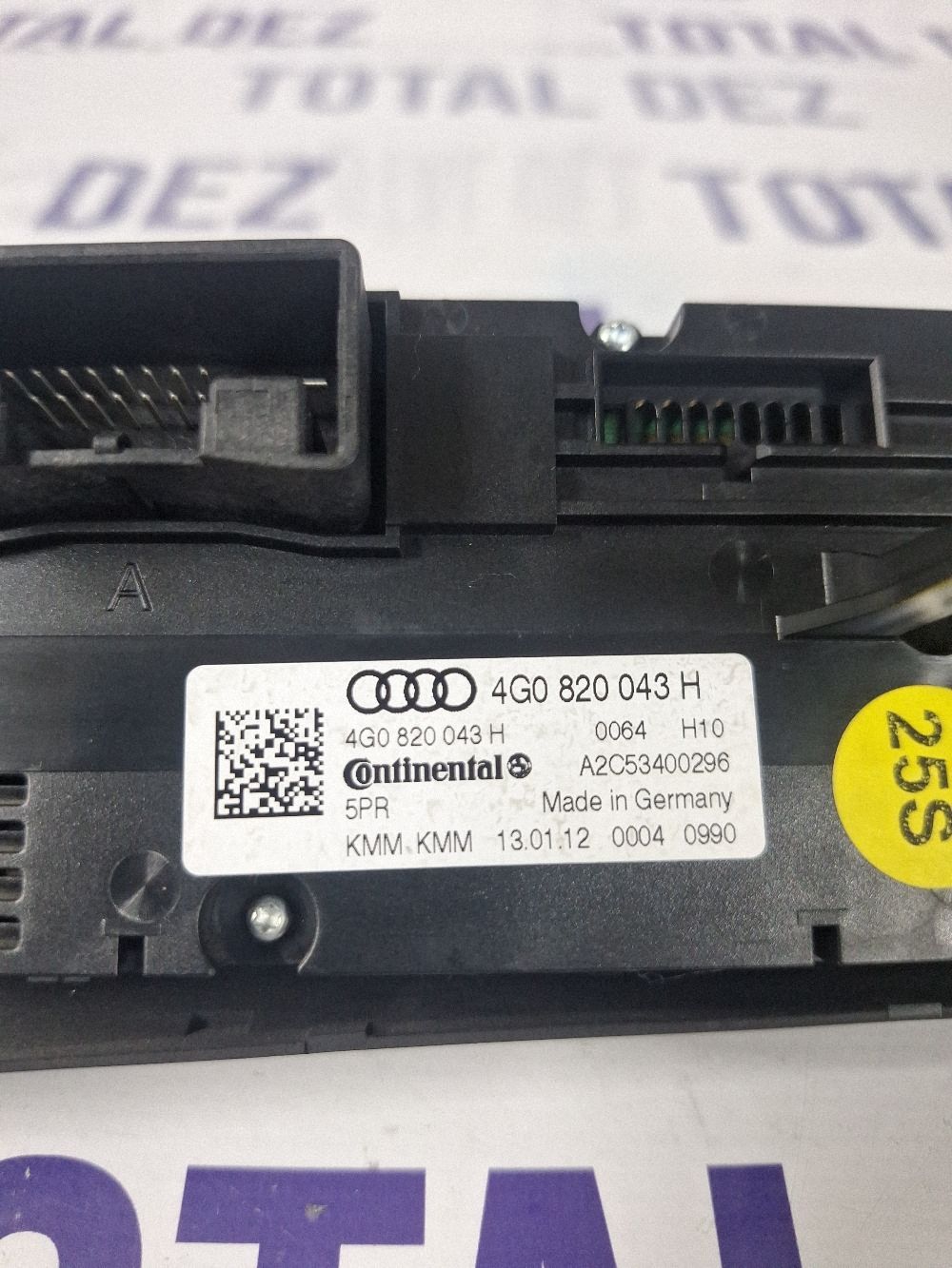 Climatronic Audi A6 S6 C7 4G 2012 - 4G0820043H A2C53400296