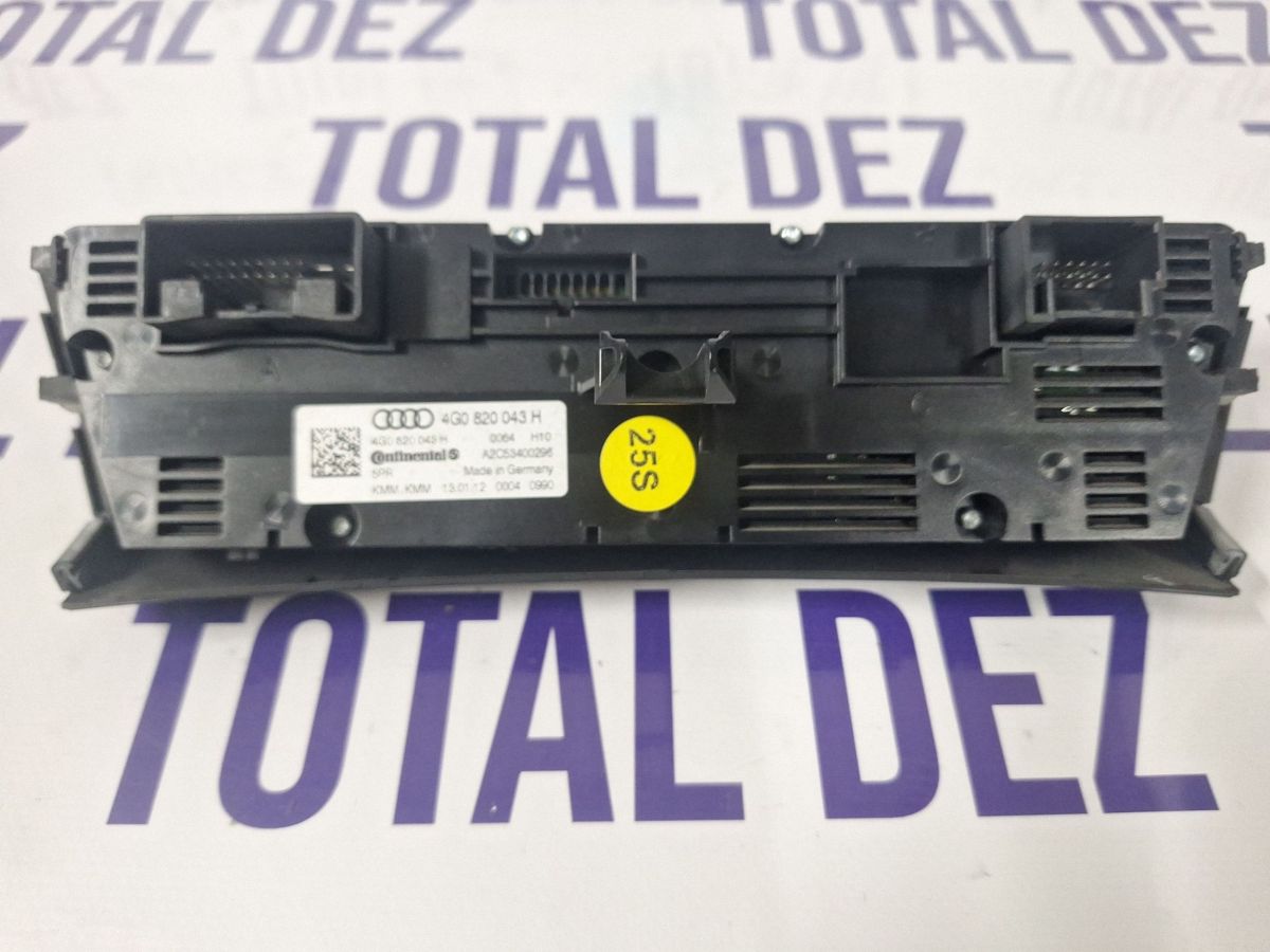 Climatronic Audi A6 S6 C7 4G 2012 - 4G0820043H A2C53400296