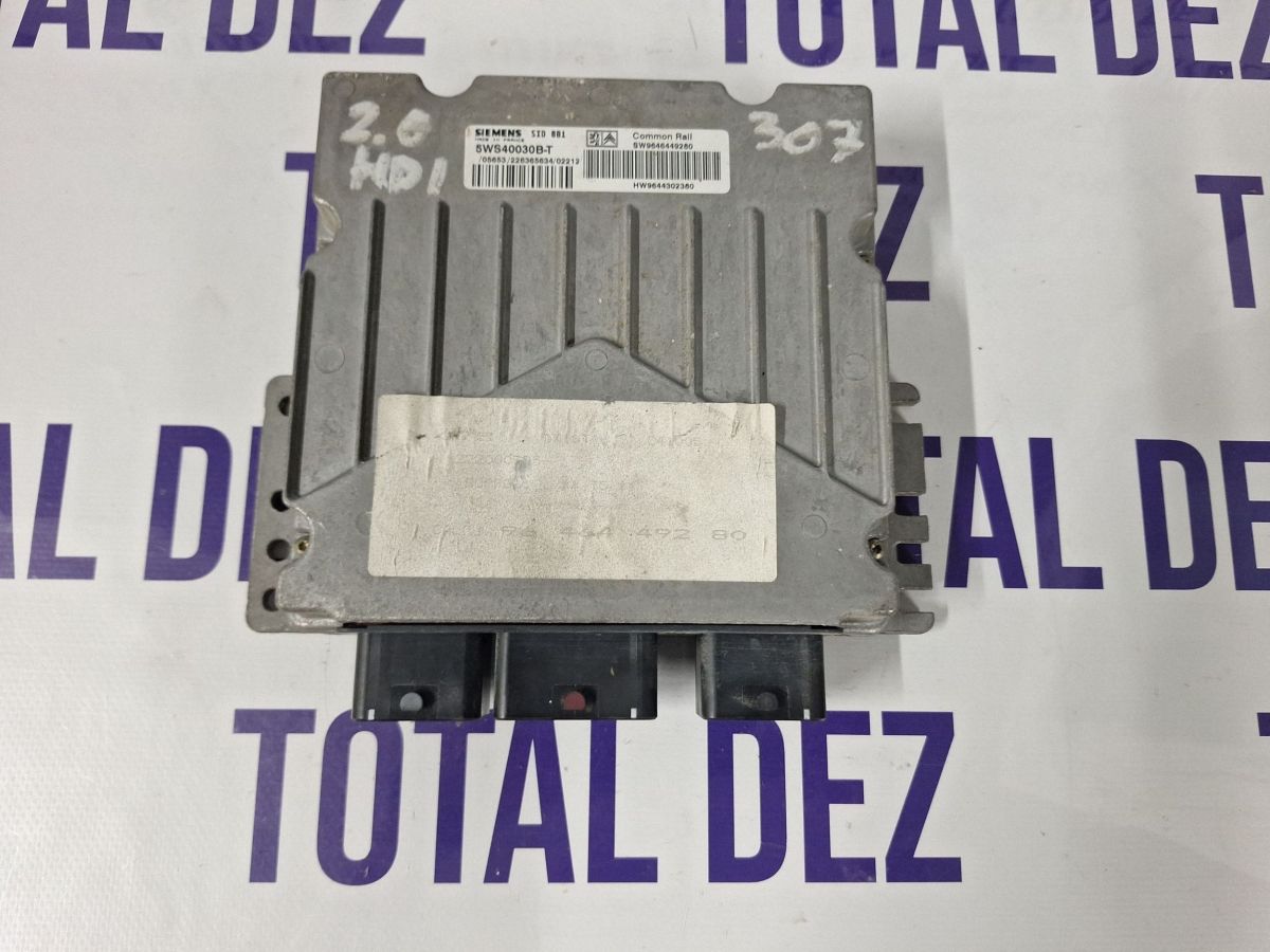 Calculator motor (ECU) Peugeot 307 2003 - 5WS40030BT 9646449280 9644302380