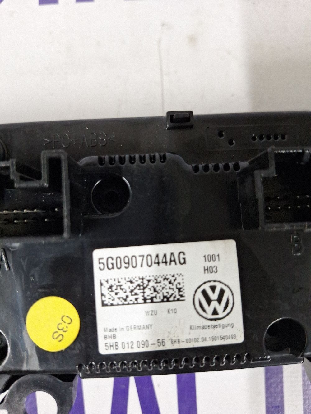 Climatronic Volkswagen Passat B8 2015 - 5G0907044AG 5HB01209056