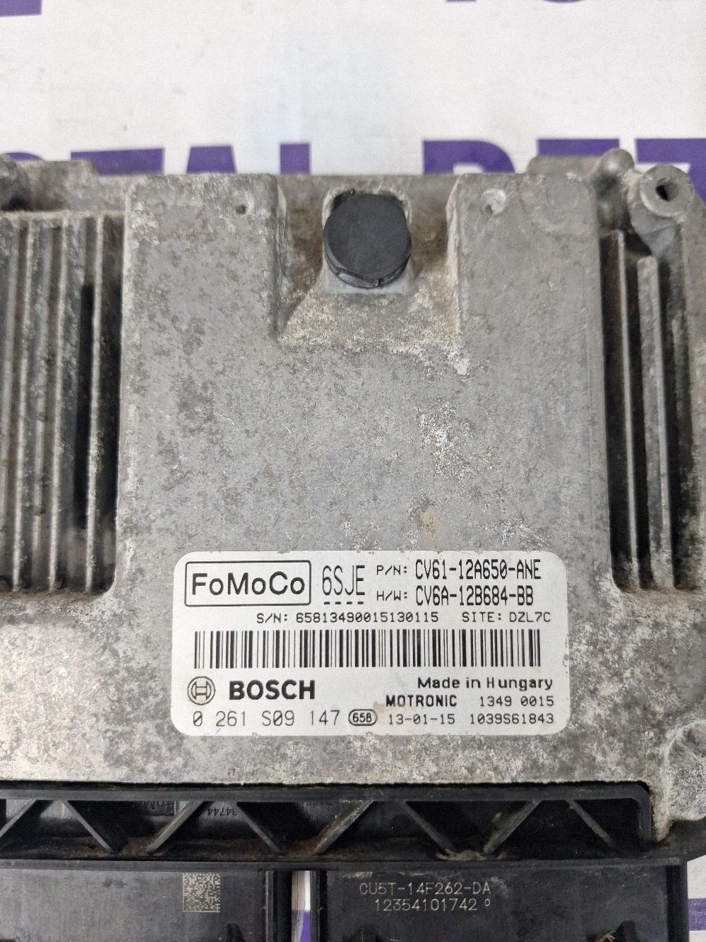 Calculator motor (ECU) Ford Ecosport 2014 - CV6A12B684BB CV6112A650ANE 0261S09147