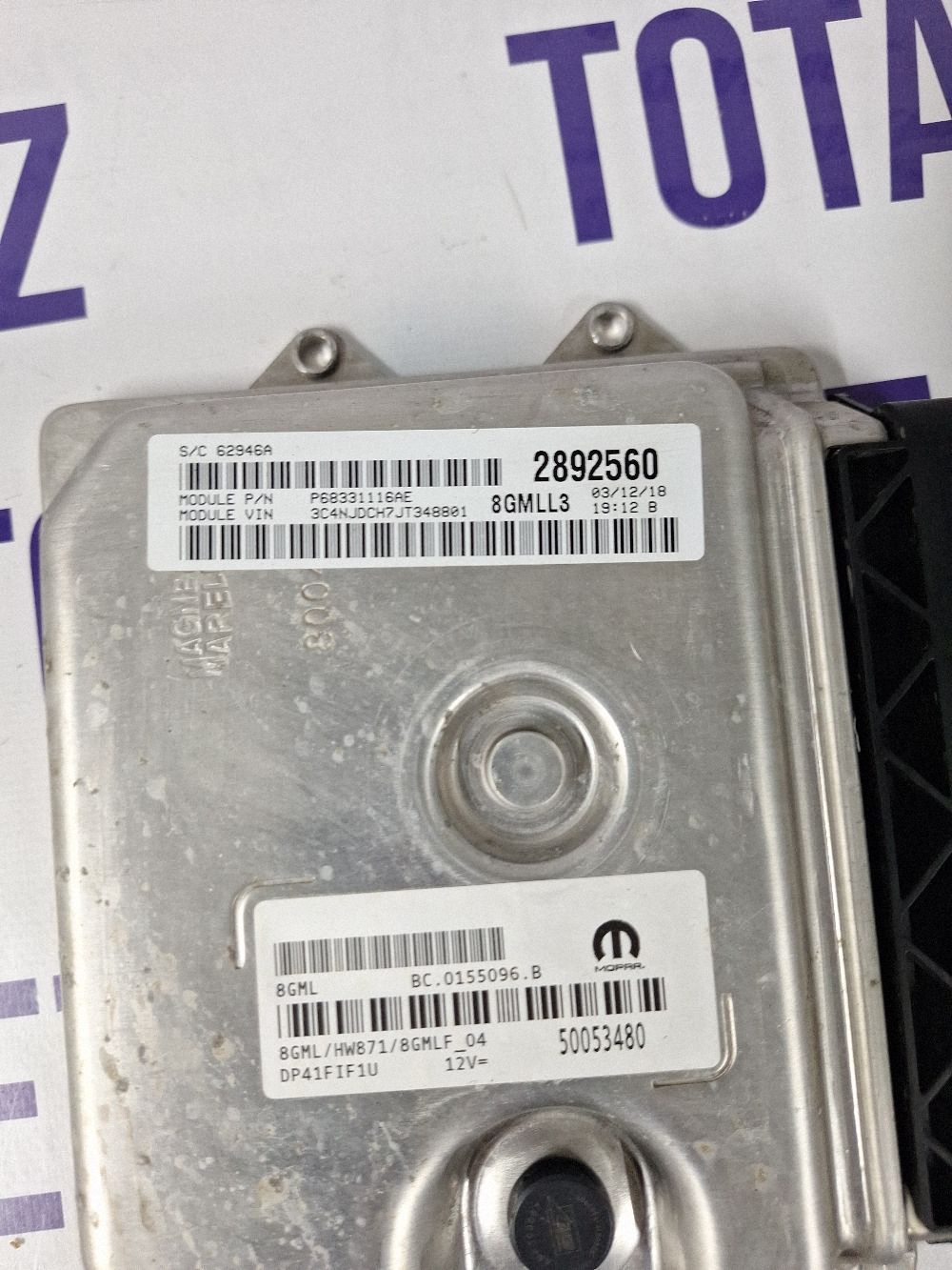 Calculator motor (ECU) Jeep Compass 2017 - 50053480 P68331116AE 2892560