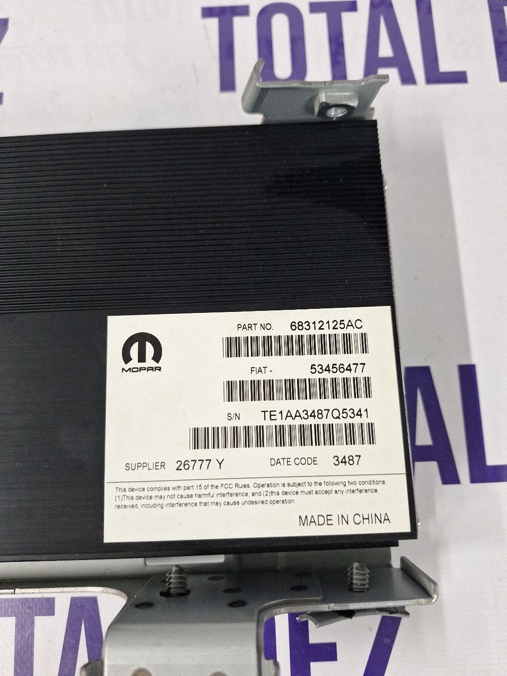 Amplificator audio Jeep Compass 2018 - 68312125AC 53456477 TE1AA3487QS341