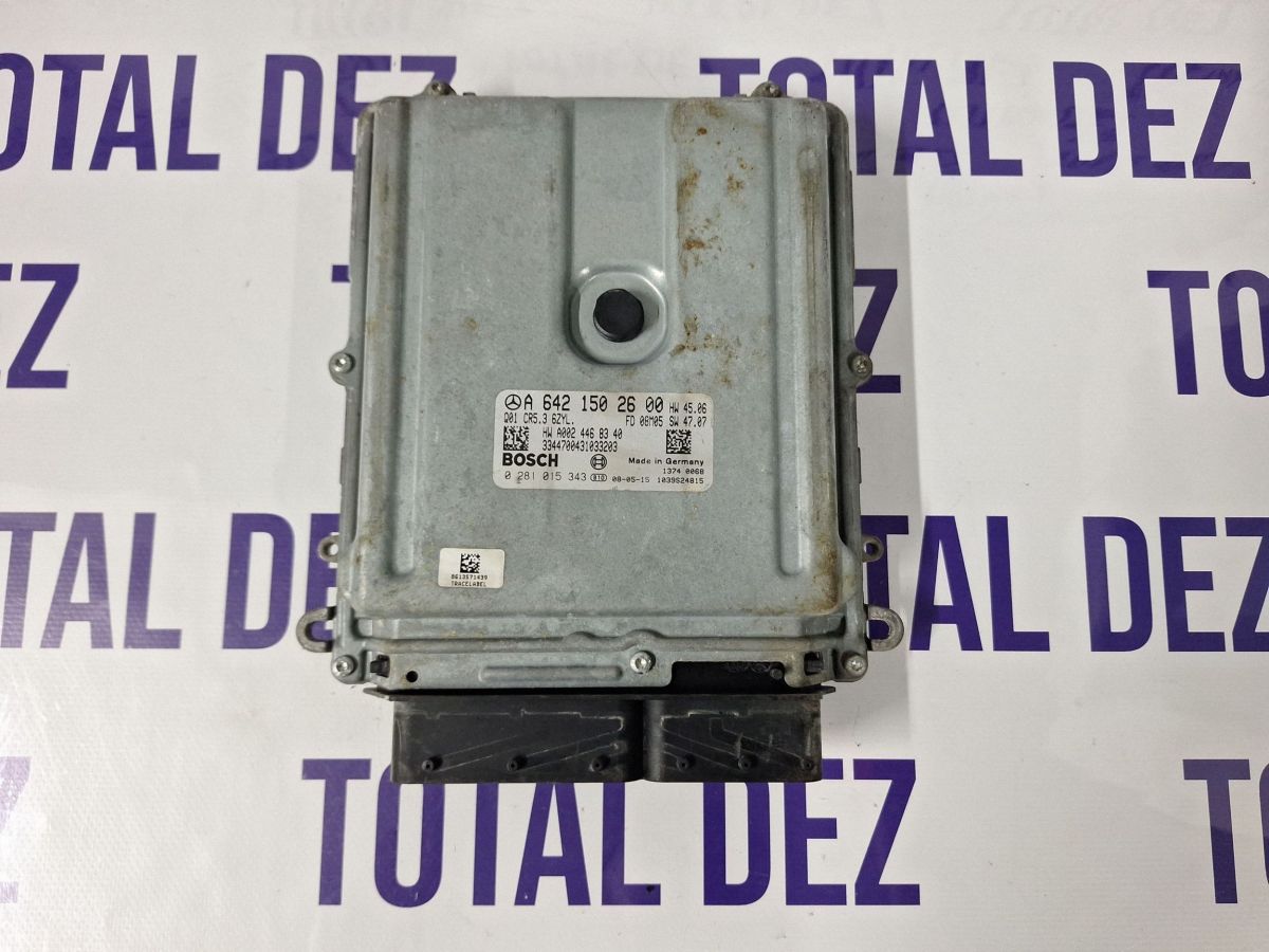 Calculator motor (ECU) Mercedes S-class W221 2008 - A6421502600 A0024468340 0281015343