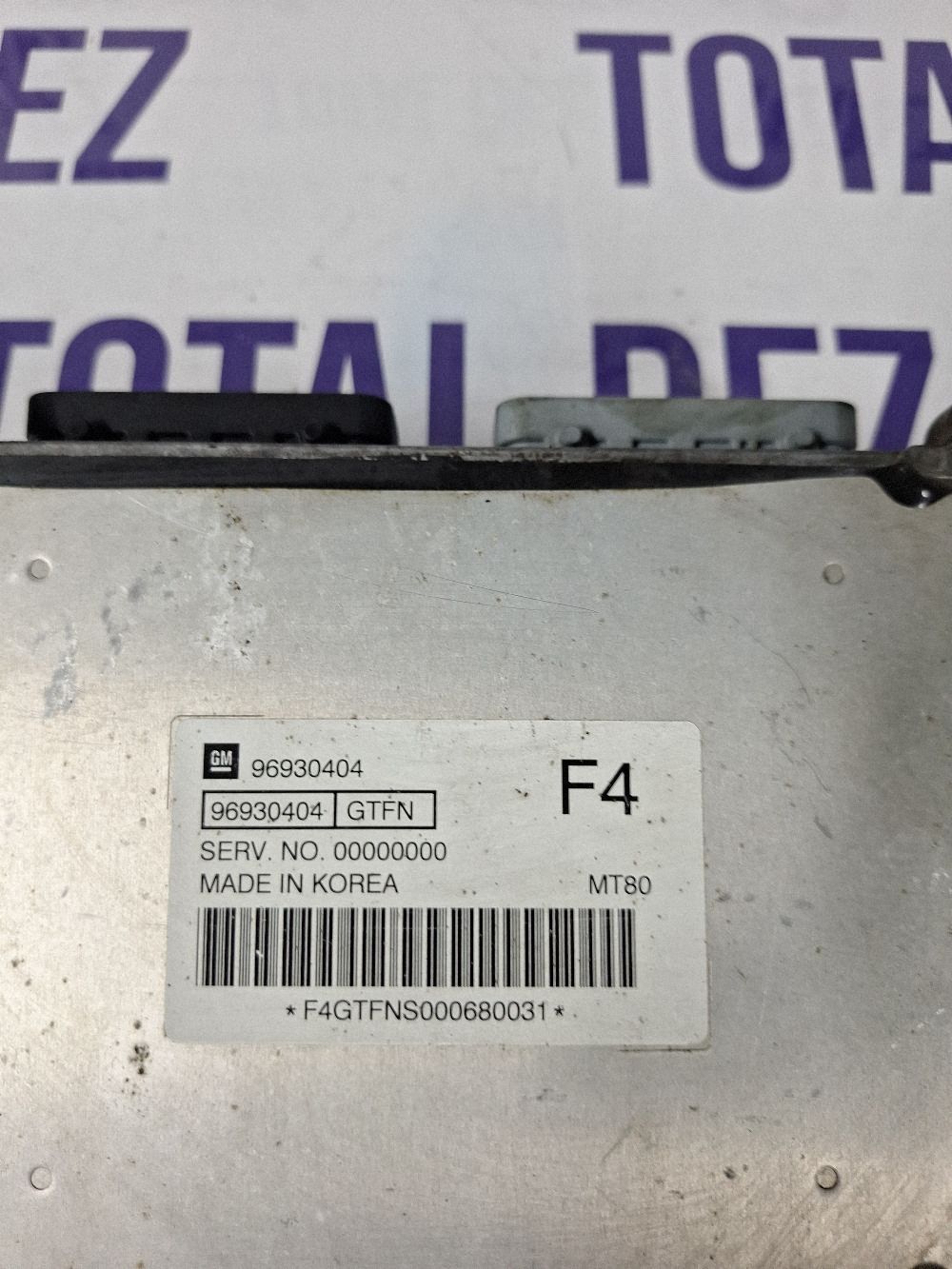 Calculator motor (ECU) Chevrolet Aveo 2007 - 00000000 96930404