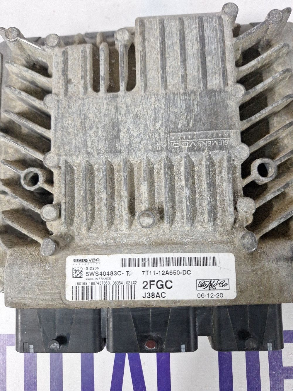 Calculator motor (ECU) Ford Transit/ Tourneo Connect Transit - 2006 - 7T1112A650DC 5WS40483CT