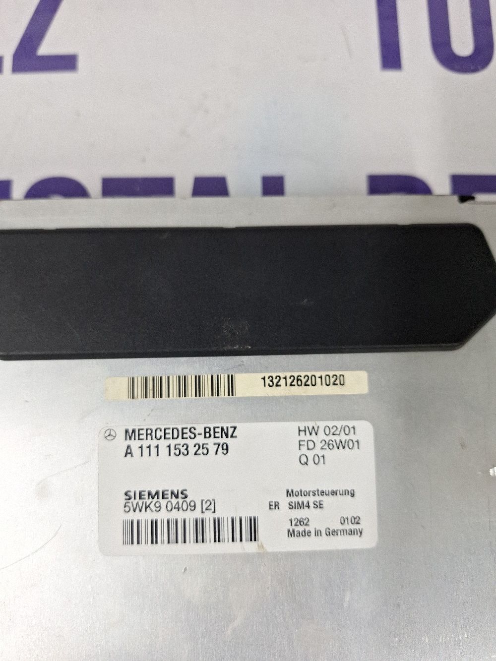 Calculator motor (ECU) Mercedes C-class W203 2001 - A1111532579 5WK90409 132126201020