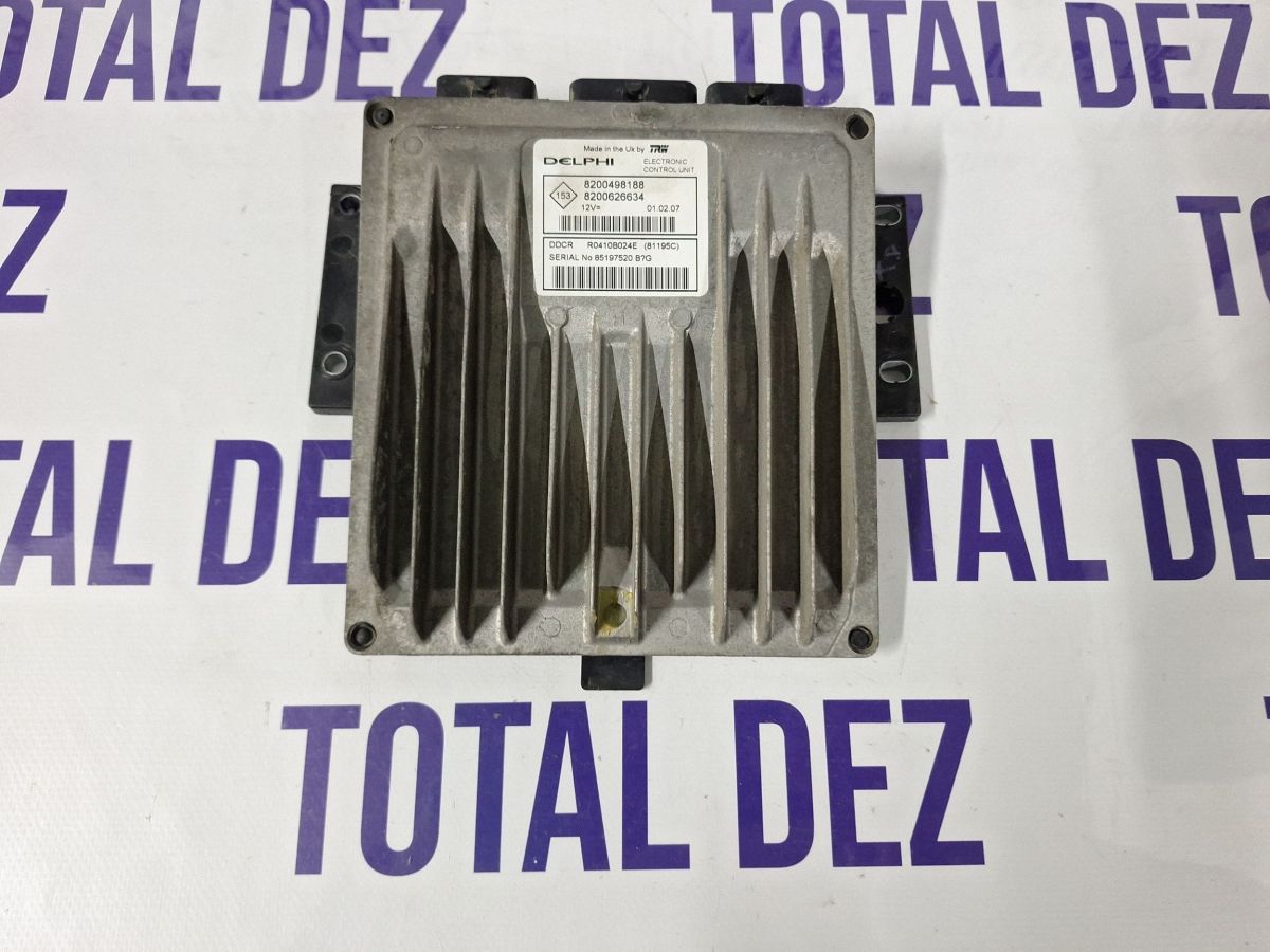 Calculator motor (ECU) Renault Megane II 2005 - 8200498188 8200626634 R0410B024E